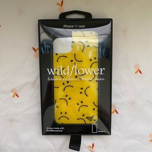 Sad Face Wildflower iPhone 11 Case